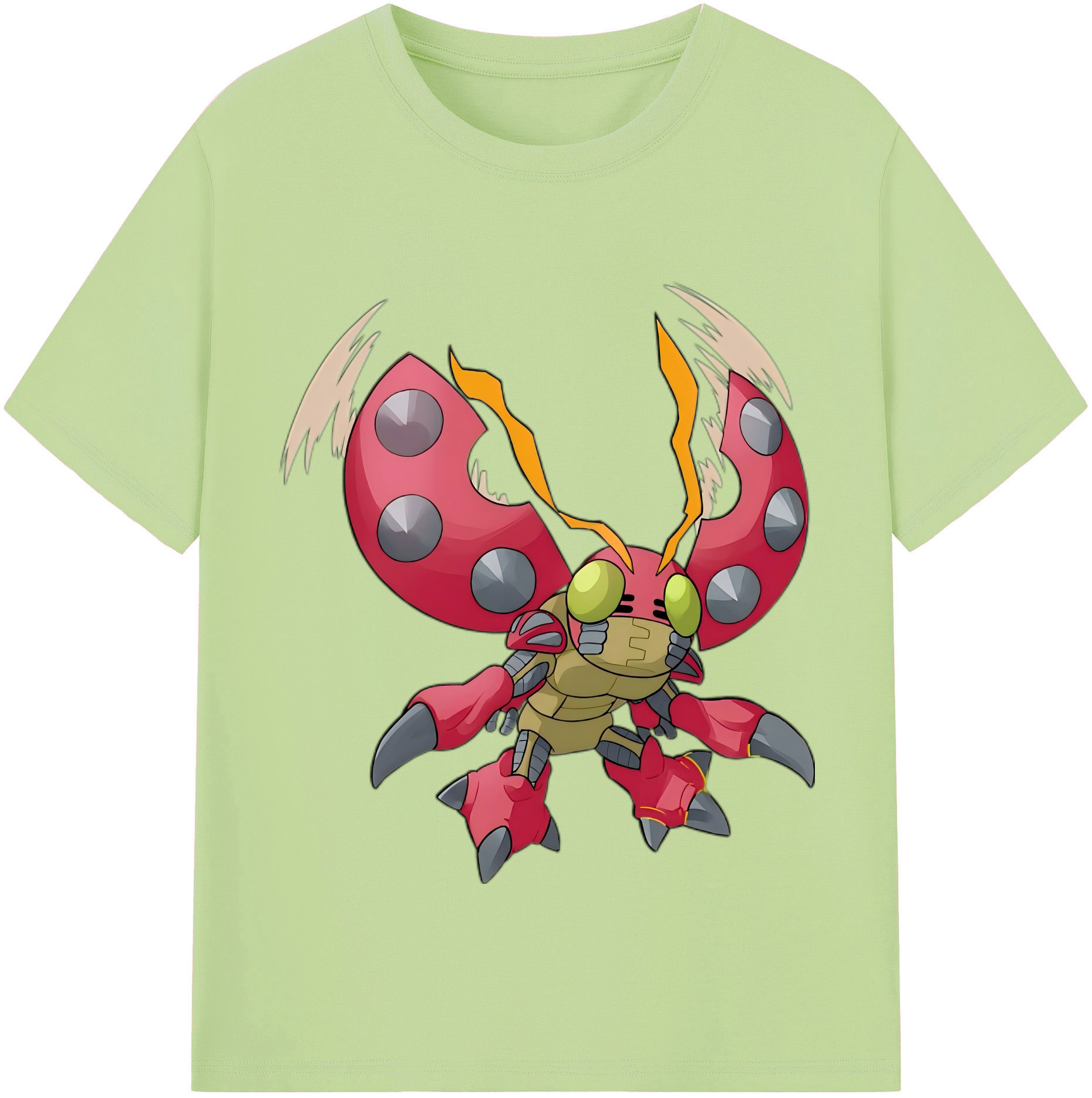 （画像用） Digimon デジタルモンスター/デジモン 綿100％半袖Tシャツ（フロントプリント）